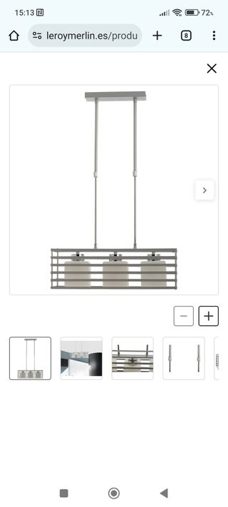Lampara techo 3 luces - Moderna