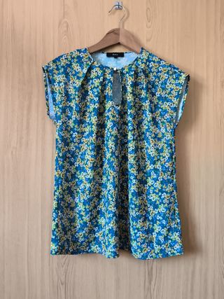 Blusa estampada flores - Talla 38