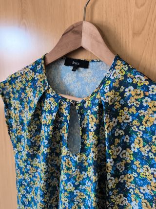Blusa estampada flores - Talla 38