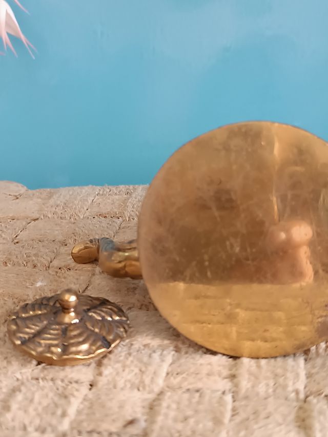 Tetera bronce antigua