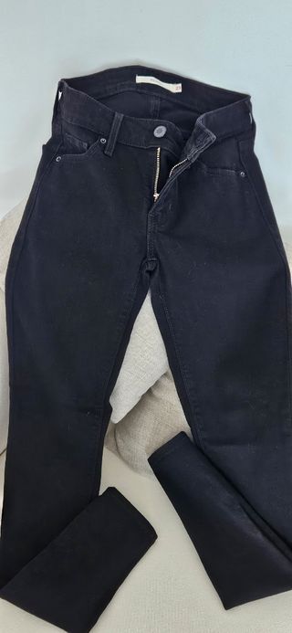 Levi's 711 Skinny Jeans Negro 23