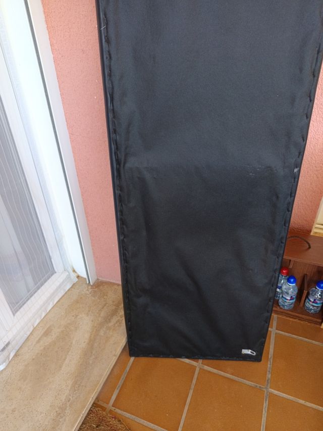 Cabecero curpiel negro