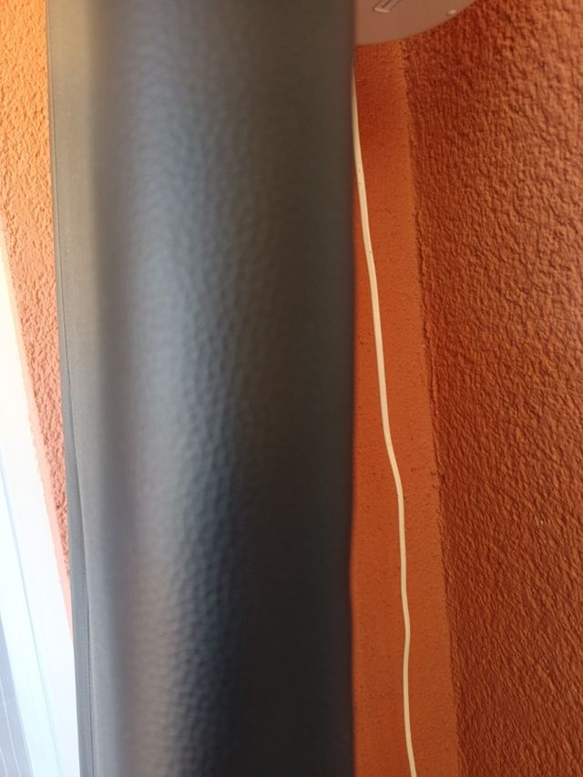 Cabecero curpiel negro