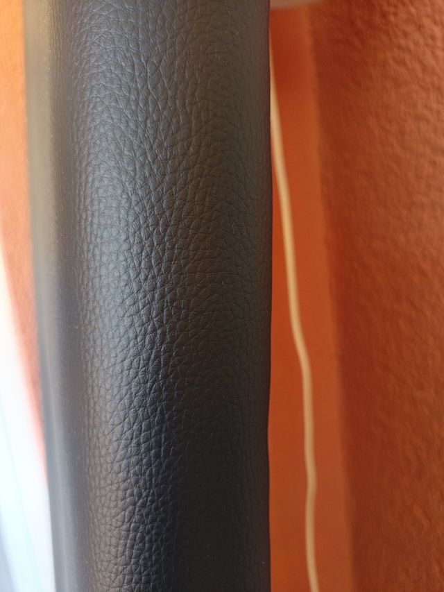 Cabecero curpiel negro