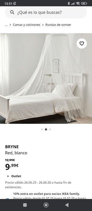 Mosquitera BRYNE IKEA - Blanca