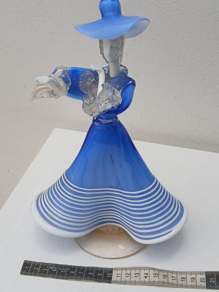 Statua vetro Murano Dama