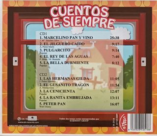Lote CDs infantiles: Canciones y cuentos