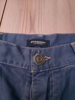 Pantalones vintage Burberry azul marino