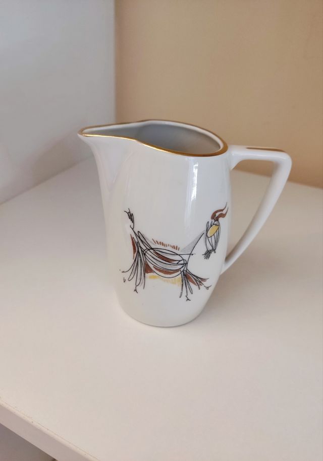 Juego té/café vintage animales