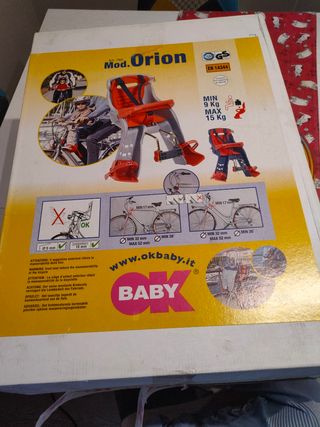 Sillín bici niño Orion OK Baby