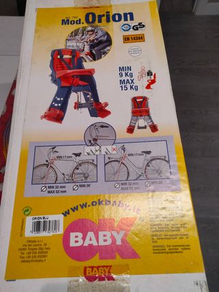 Sillín bici niño Orion OK Baby