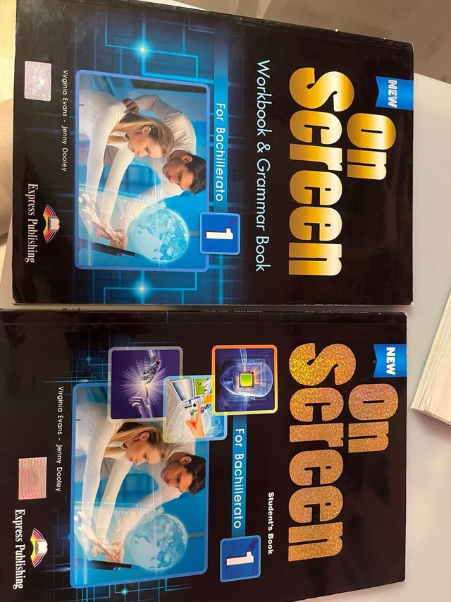 On Screen LIBROS INGLÉS 1 BACHILLERATO