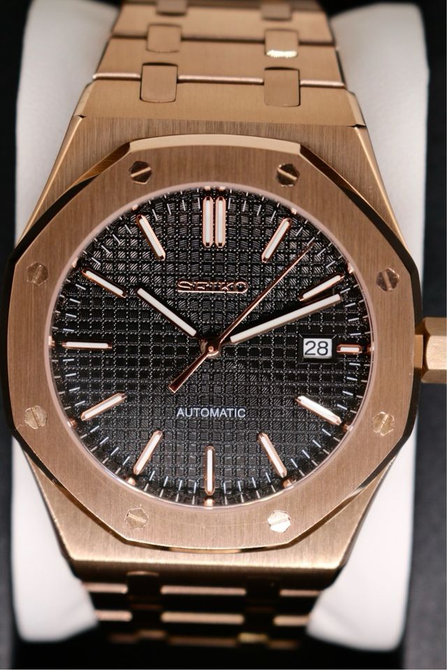 Mod Royal Oak oro rosa/negro