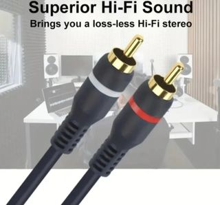 Cable Doble RCA de Alta Calidad HI-FI  1 Metro