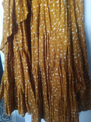 Espectacular falda pareo hippy boho flamenca