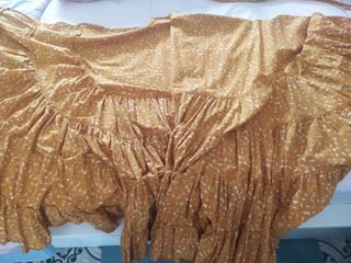 Espectacular falda pareo hippy boho flamenca