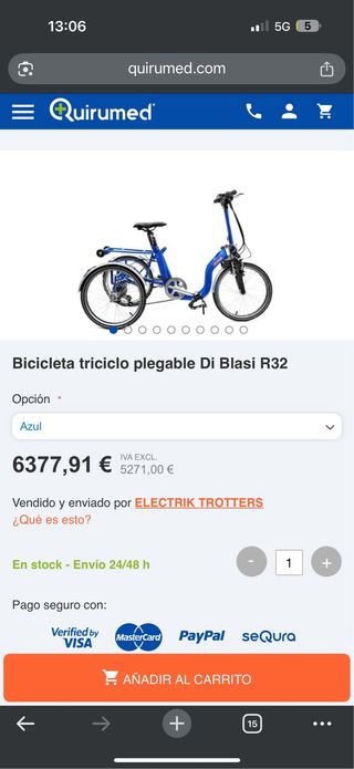 Triciclo Plegable Di Blasi