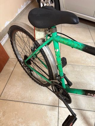 Bicicletta MTB usata verde