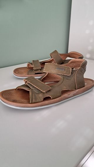 Sandalias Camper niño - verde oliva