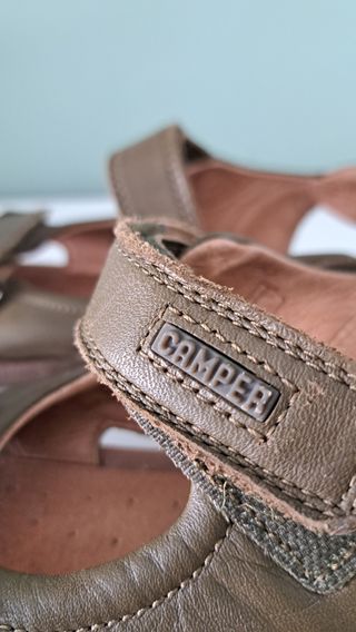 Sandalias Camper niño - verde oliva