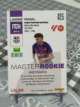 Cromo Lamine Yamal Master Rookie LaLiga