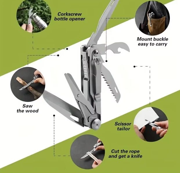 Novo canivete multi-ferramenta 13 em 1 para várias ferramentas