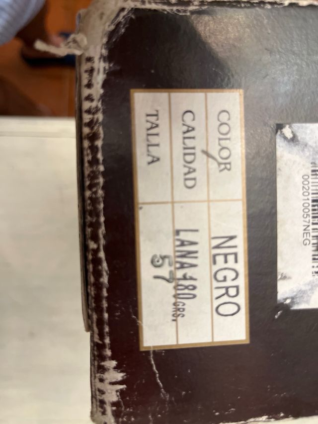 Sombrero cordobés negro