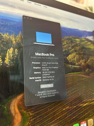 MacBook Pro 13" 2020 Gris Plata