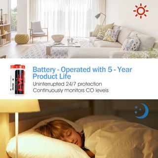 HEIMAN WiFi detector monóxido de carbono alarma