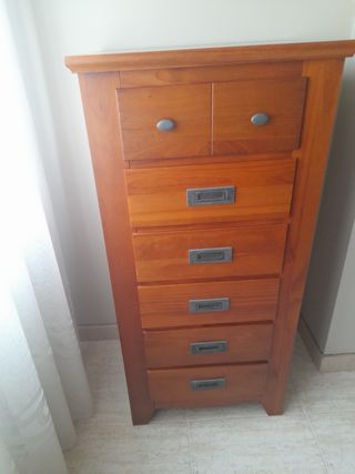 Cajonera madera 7 cajones