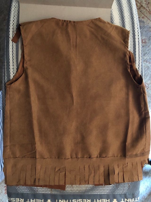 Chaleco hippie infantil con accesorios cabeza