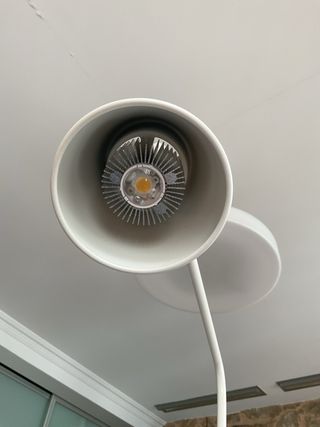 2 Lámparas escritorio IKEA blancas