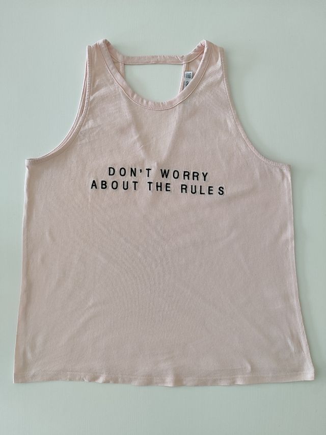 Top Mango rosa - Talla única