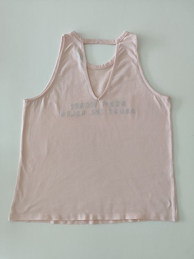 Top Mango rosa - Talla única