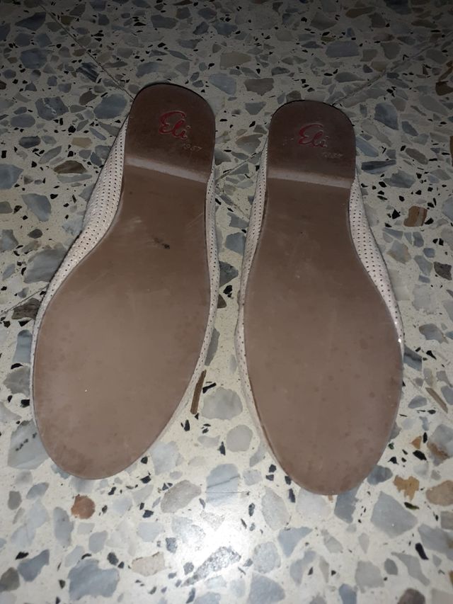 Bailarinas Papanatas eli 157 niña, doradas.n 38