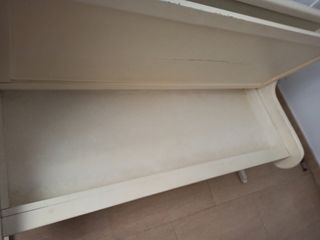 Banco cocina arcón - blanco beige