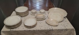 Vajilla Vintage Porcelana 20 piezas.