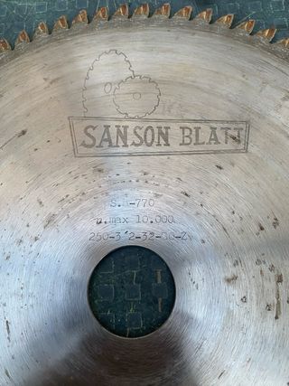 Disco corte circular Sanson Blatt S.B-770