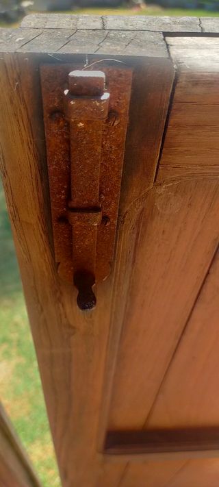 Puertas madera rústica - 2 hojas abatibles 1,50x50