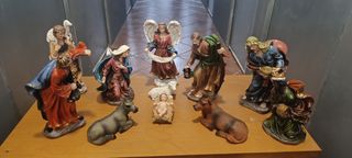 Belén navideño: 10 figuras