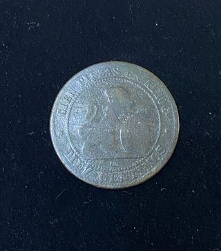 Moneda 10 Céntimos 1870