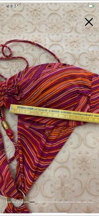 Costume intero Amir Slama rosso e rosa