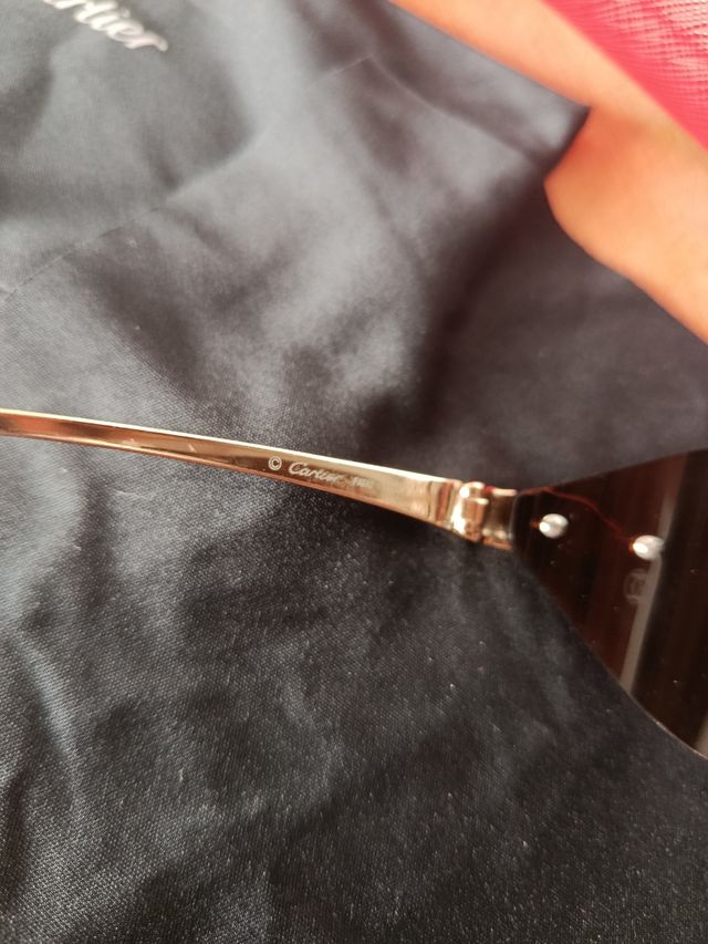 Gafas de sol Cartier - Marrón Dorado