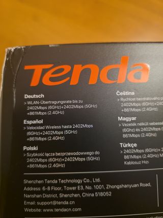 Router Tenda AXE5700 Mesh WiFi 6E