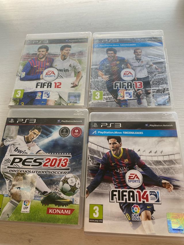 PS3 FIFA 12-13-14 + PES 2013