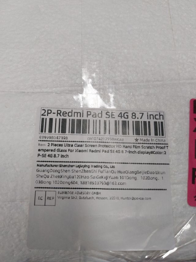 Funda para tablet redmi pad se 8,7 pulgadas