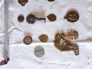 Lote 17 Medallas Religiosas Antiguas