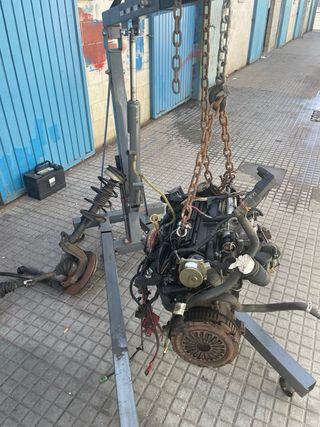 Motor Renault K9K usado + grua de brazo y suspensi