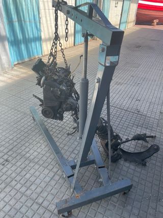 Motor Renault K9K usado + grua de brazo y suspensi