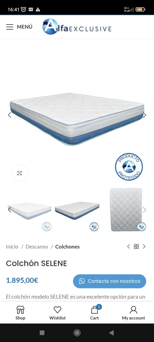 Materasso Victorio & Lucchino 190x90